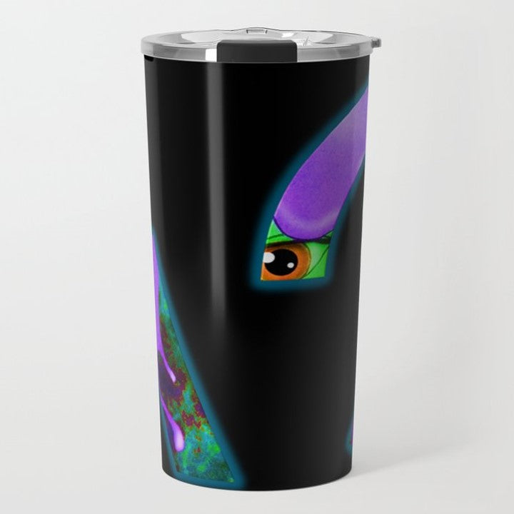 Unique Travel Coffee Mug for Aquarius . Personalized work-from-home travel mug. WickedYo
